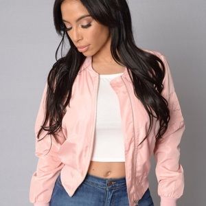 Pink Bomber Jacket